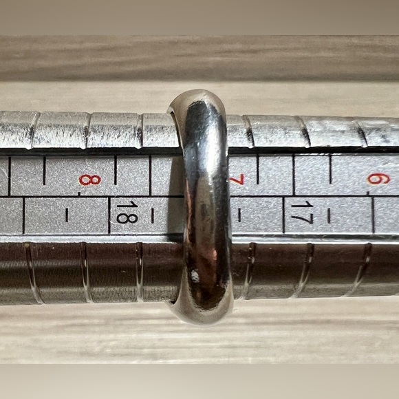 Vintage Marsala Sterling Silver Spiderweb Turquoise Marquise Ring, Size 7, 5g - Picture 10 of 10